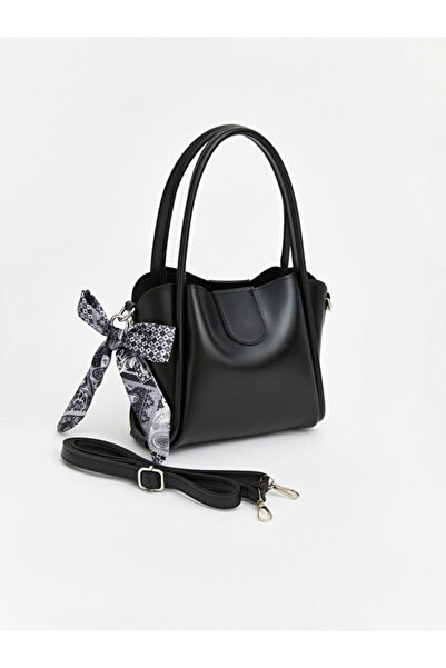 LC Waikiki Rmz Gi̇yi̇m Farkiyla Leather Look Women's Shoulder Bag with Scarf ...