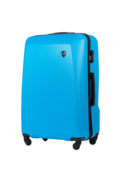 WINGS BRAND Valiză mare Wings Plover 28" - Albastru Denim , 4 roți, ABS + Înc...