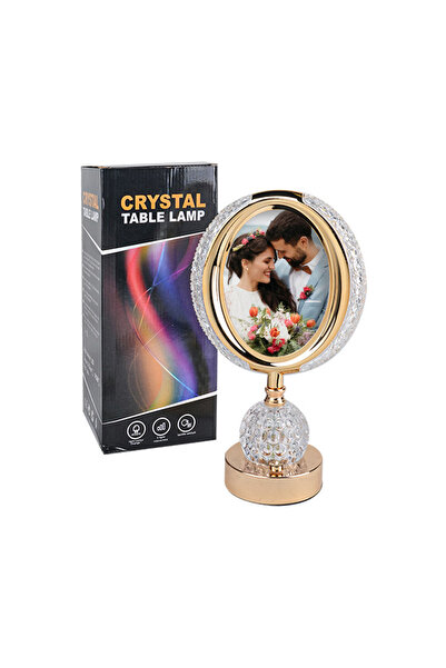 best hediye Photographed Crystal Led Table Lamp - 20X34Cm