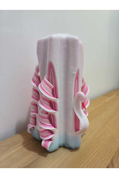 Emris Candle Art Lumânare sculptată manual de 21 cm tip lebada