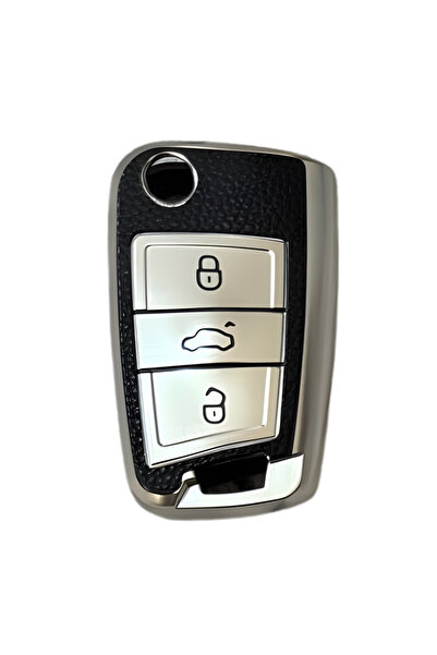 AutoHan Keys Key Case Cover for Vw Golf 7, Golf 7.5, Tiguan, Polo, T-Roc, T-C...
