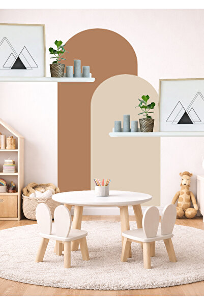 Sim Tasarım Boemski ovalni zidni stiker od 2 dela