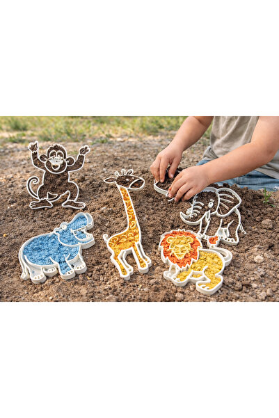 Montessori Sensory Play Hayvanlar Duyusal Kalıp Seti (5 Parça)