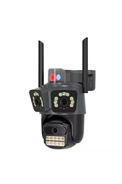 OEM Wi-Fi PTZ Surveillance Camera 15MP, 3 Lenses, 100m, AI, IP66, App Control...