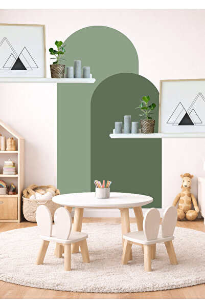 Sim Tasarım Boemski ovalni zidni stiker od 2 dela