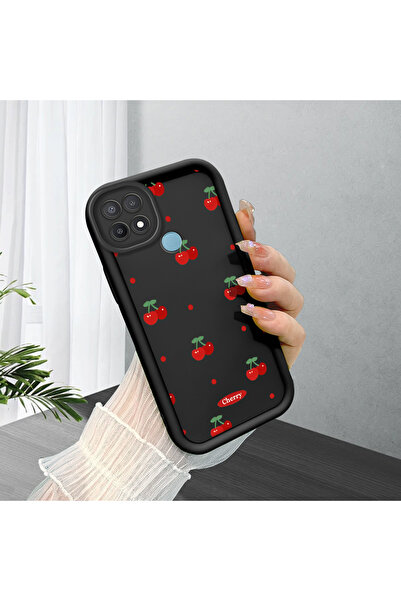 ucuc Oppo A15/A15S Uyumlu Siyah Silikon Kılıf Darbeye Dayanıklı Kamera Koruma...