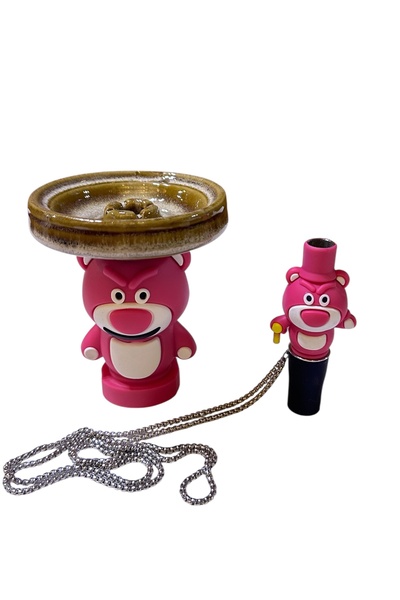 Jovo NARGİLE BEAR FİGÜR LÜLE-SİPSİ SETİ