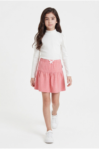Mo Kids Skirt with Printed