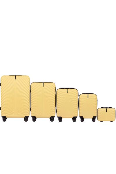 WINGS BRAND Wings SWAN 5-Piece Luggage Set - Durable & Stylish ABS+ Suitcases