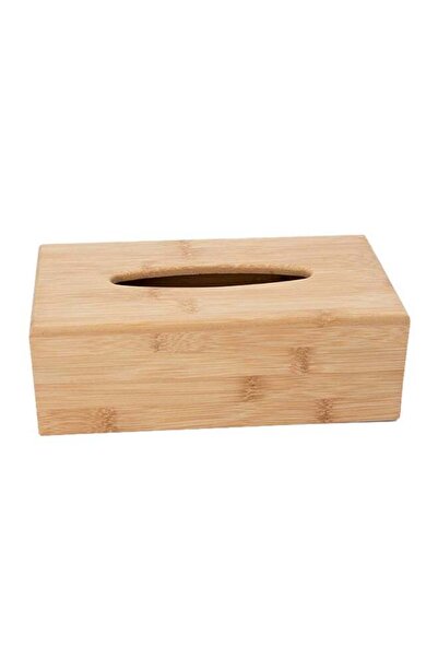 Dania علبة مناديل من بامبو، لون بني فاتح، 14 × 26 × 9 سم