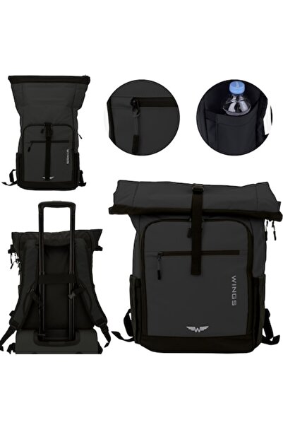wings Rook Roll-Top Backpack
