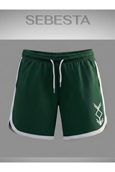 Sebesta Fashion Ok Printed Premium Jersey Piped Sportsman Shorts