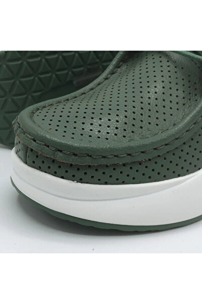 HABBIBI Pantofi Casual Piele Naturala Anisoara Verde