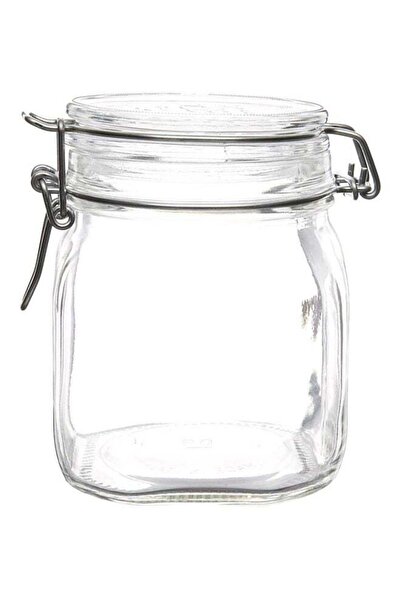 BORMIOLI Rocco Fido Jar with Clamp Lid Transparent 1 Liter