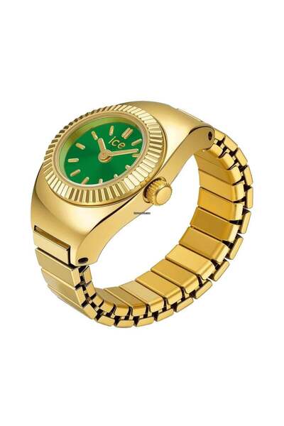 Ice Watch 025517 Ringuhr Chouchou Goldfarben/Grün