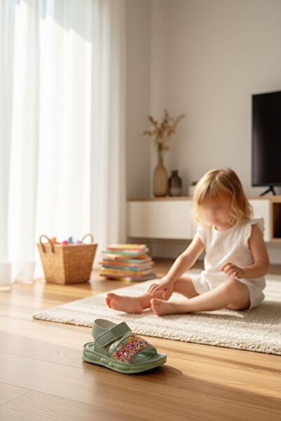 enoch صندل بناتي مطرز بالخرز T مرصّع بالأحجار