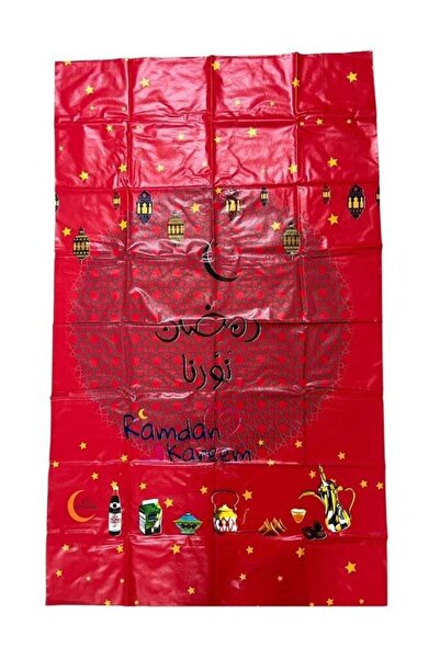 kay مفرش طاولة رمضاني سهل التنظيف بتصاميم جميلة