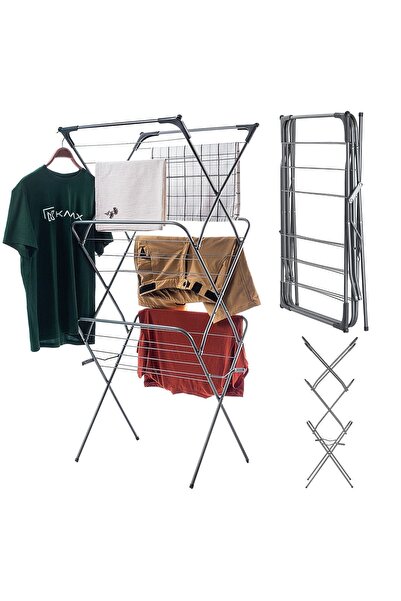KADAX Clothes Dryer Standing Vertical Narrow Folding Balcony