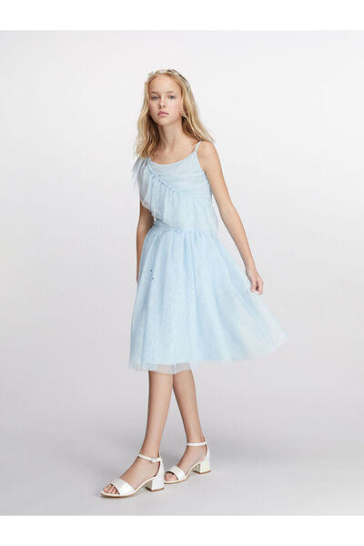 LC Waikiki Peak New Season Leather-Look Girls Heeled Shoes