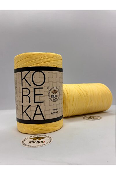 Milano Koreka Rafya El Örgü Ipliği 100gr 220mt