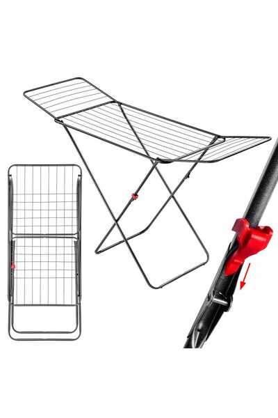 KADAX Large Folding Clothes Dryer, Standing, Balcony, 18M
