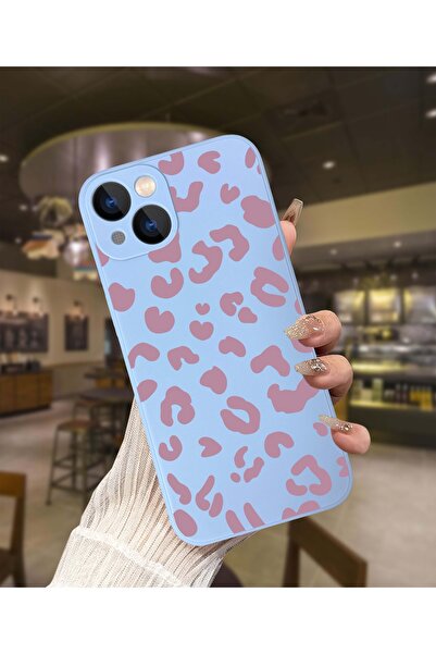 Caseji iPhone 13 Compatible L Leopard Printed B Printed Inside Ka Velvet Phon...