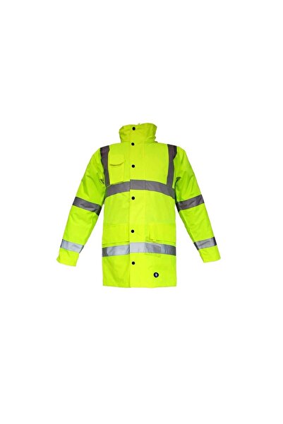 Junior Jn1011 Waterproof Highlighter Oxford Parka Yellow Size XXL