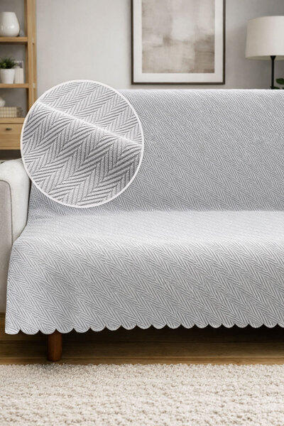 Nihai Ev Reneya Kabartmalı Yumuşak Dört Mevsimlik Kaymaz Süngerli Premium Çek...