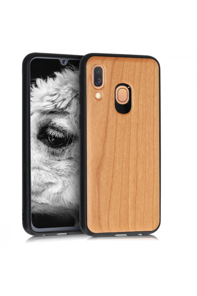KWmobile Θήκη για Samsung Galaxy A40, Ξύλινη, Καφέ, 48551.18