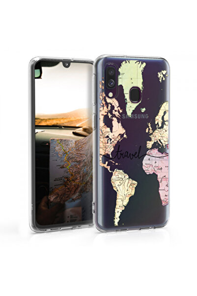 KWmobile Case for Samsung Galaxy A40, Silicone, Multicolor, 48542.05