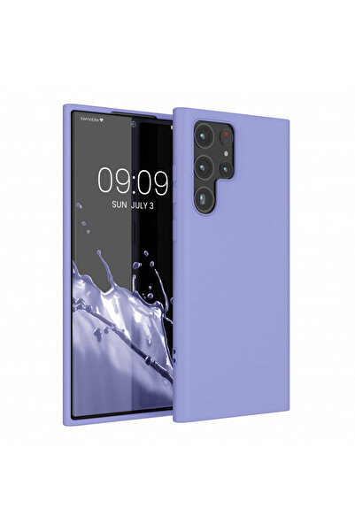 KWmobile Case for Samsung Galaxy S22 Ultra, Silicone, Blue, 57570.108