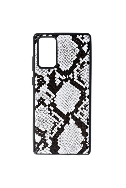 SEP Husa TPU Leather Snake Samsung Galaxy Note 20 5G Argintiu