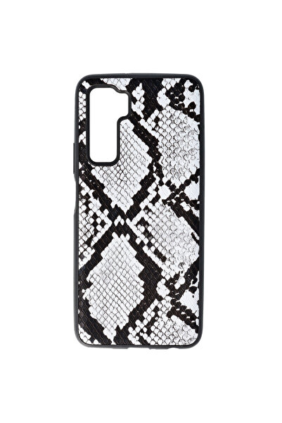 SEP Husa TPU Leather Snake Huawei P40 Lite 5G Argintiu