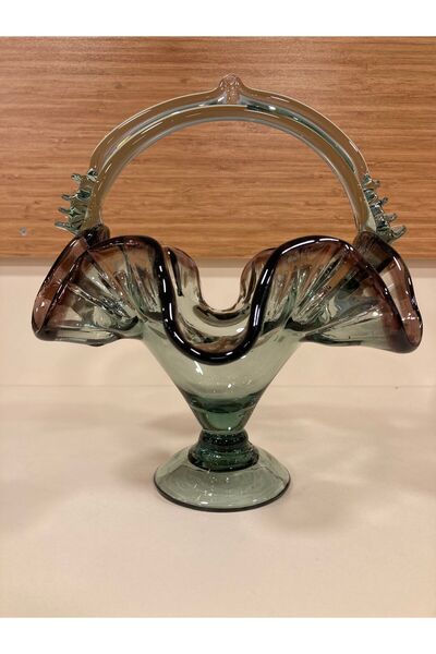 PLUS HOME ŞEKERLİK ÜFLEME CAM VOLANLI MODEL RENK MÜRDÜM ŞEFFAF