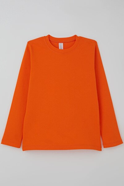 Breeze Boy's Long Sleeve T-Shirt Basic 9-14 Years, Orange
