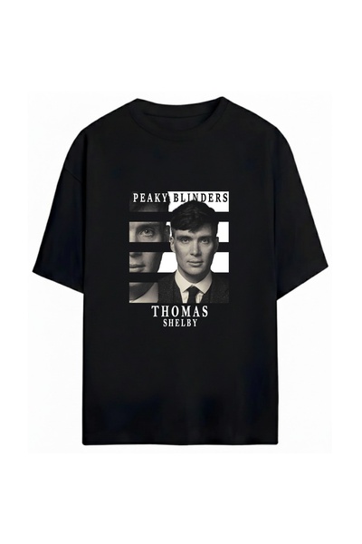 SVART WEAR Peaky Blinders Printed Unisex Oversize 100% Cotton T-Shirt
