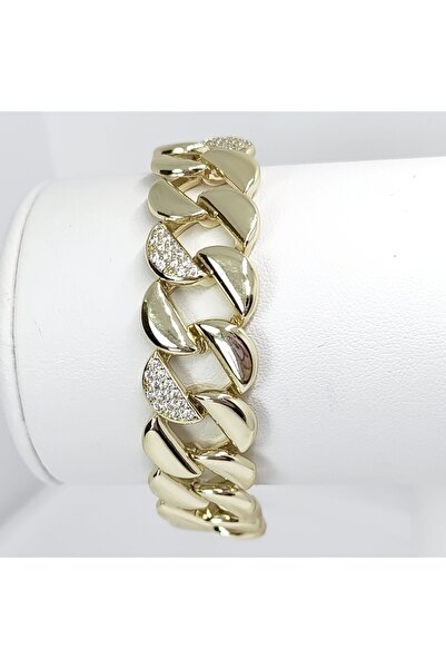 Milena BRATARA DAMA PLACATA CU AUR 14K -LUNGIME 19CM