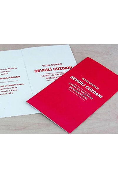 Mutluanlar Hediyelik Uluslararası Sevgili Cüzdanı - Sevgiliye Romantik Hediye