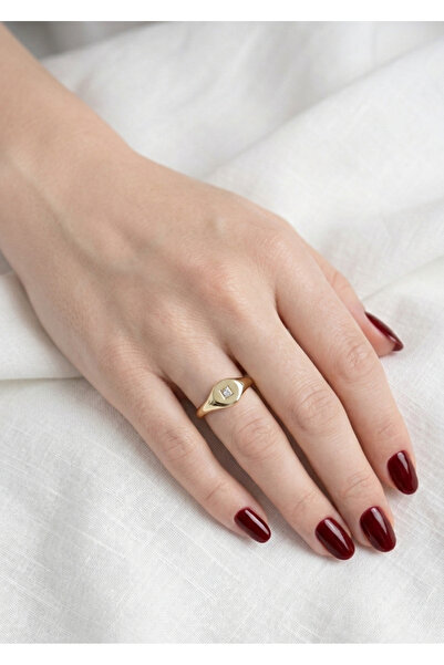 İris Jewelrys Çelik Tonale Gold Yüzük