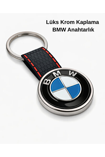 Baghes Premium BMW Anahtarlık Krom Kaplama Oto Anahtarlık Metal Gövde Şık Tas...