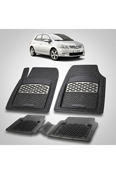 TEAMCAR Πατάκια δαπέδου Toyota Auris E150 Συμβατά Hatchback 2010-2012 | Ασημί