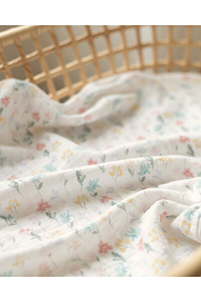 Zezig بطانية موسلين بألوان مائية