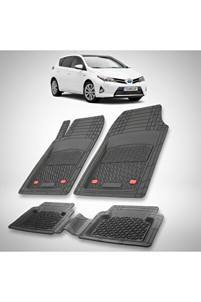 TEAMCAR Toyota Auris E180 Compatible Floor Mats Hatchback 2012-2015 | Black