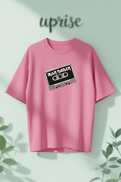 Vordevia Iron Maiden Printed Cotton Lu Oversized T-Shirt