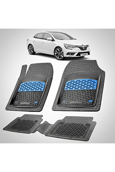 TEAMCAR Πατάκια αυτοκινήτου Renault Megane IV Sedan 2016-σήμερα | Μπλε