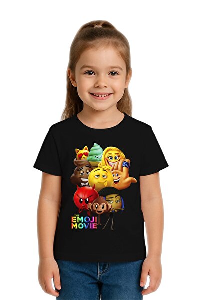 SEDİRLİ Tricou unisex Emoji cu imprimeu pentru copii, bumbac moale piese din ...