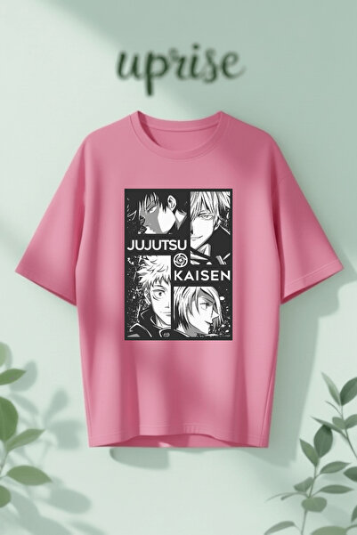 Vordevia Jujutsu Kaisen Printed Cotton Lu Oversized T-Shirt