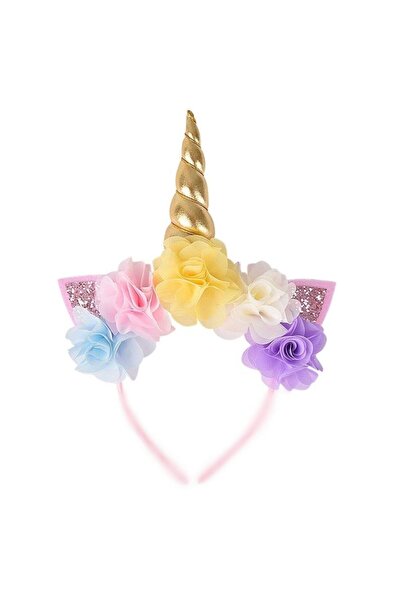 Saule Kopya - Unicorn Parti Tacı Yılbaşı Tacı,doğum Günü Unicorn Saç Aksesuarı