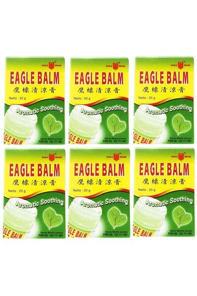Eagle Brand Balsem Muscle Pain Relief Balm 20g (Pack of 6)