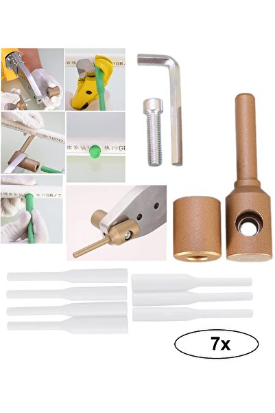 Depolife Pprc Boru Tamir Paftası Pvc Plastik Su borusu Tamir Aparat Seti 7 Pa...